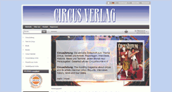 Desktop Screenshot of circus-verlag.de