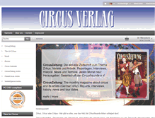 Tablet Screenshot of circus-verlag.de
